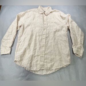 Desmond & Dempsey 100% Iinen Button Down